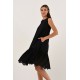 Modagusto Eteği Fistolu Siyah Elbise Modagusto Eteği Fistolu Siyah Elbise